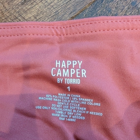 NWT Torrid Happy Camper Performance jersey 9" Active Bike short 2x - Picture 12 of 15